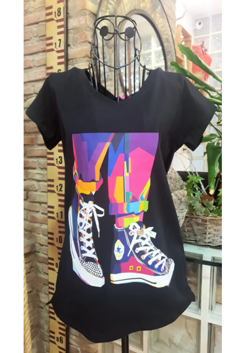 CAMISETA ZAPATILLAS 