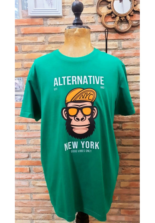 CAMISETA ALTERNATIVE VERDE