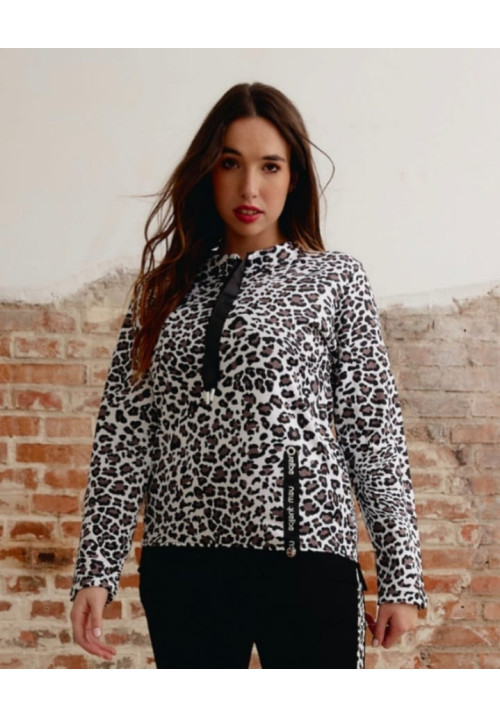 SUDADERA  ANIMAL PRINT 